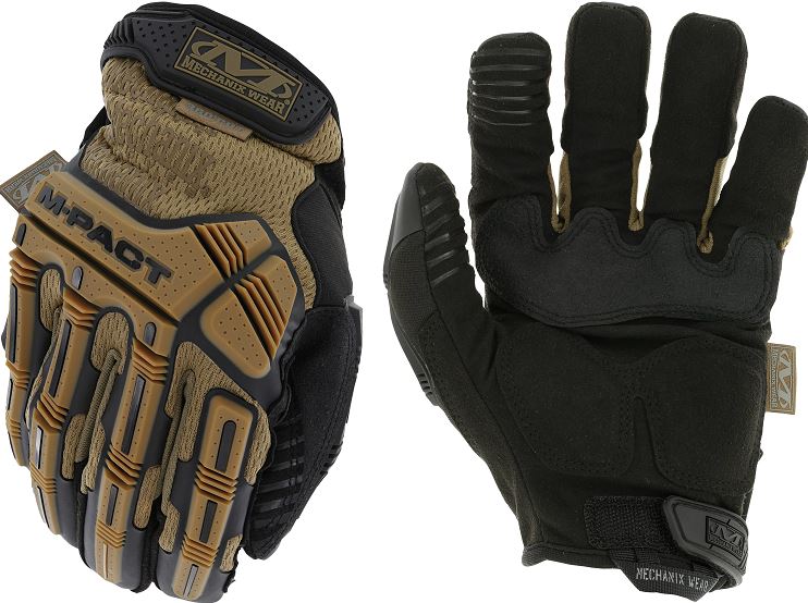 TAA M-Pact® Coyote D4-360 Gloves (Large, Brown)